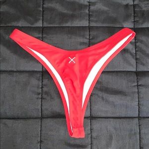 Red Thong Bikini Bottom